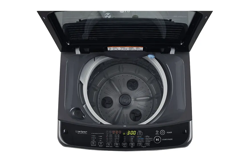  LG T2108VSAB Smart Inverter Top Load Washing Machine 8kg Matte Black ThinQ